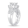 Thumbnail Image 2 of Diamond Bridal Set 2 ct tw Princess 14K White Gold