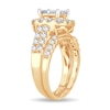 Thumbnail Image 2 of Diamond Bridal Set 2 ct tw Princess 14K Yellow Gold