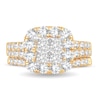 Thumbnail Image 3 of Diamond Bridal Set 2 ct tw Princess 14K Yellow Gold