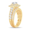 Thumbnail Image 2 of Diamond Bridal Set 2 ct tw Princess 14K Yellow Gold