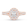 Thumbnail Image 3 of Diamond Ring 1-1/4 ct tw Oval 14K Rose Gold