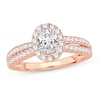 Thumbnail Image 1 of Diamond Ring 1 ct tw Oval 14K Rose Gold