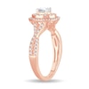 Thumbnail Image 2 of Diamond Ring 3/4 ct tw Oval 14K Rose Gold