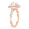 Thumbnail Image 2 of Diamond Ring 1 ct tw Emerald-cut 14K Rose Gold