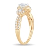 Thumbnail Image 2 of Diamond Ring 1-1/6 ct tw Emerald-cut 14K Yellow Gold