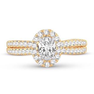 Diamond Ring 1 ct tw Oval 14K Yellow Gold | Jared