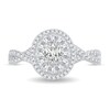 Thumbnail Image 3 of Diamond Engagement Ring 3/4 ct tw Oval 14K White Gold