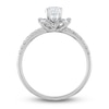 Thumbnail Image 3 of Diamond Engagement Ring 5/8 ct tw Round 14K White Gold