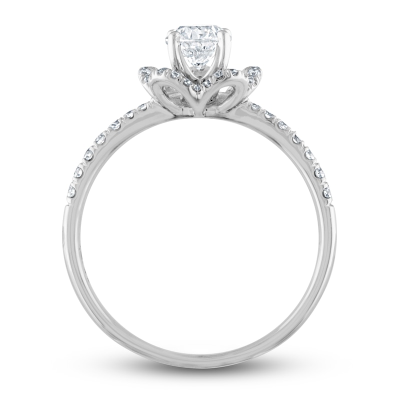 Main Image 3 of Diamond Engagement Ring 5/8 ct tw Round 14K White Gold