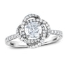 Thumbnail Image 1 of Diamond Engagement Ring 7/8 ct tw Round 14K White Gold