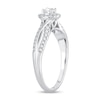 Thumbnail Image 2 of Diamond Engagement Ring 1/2 ct tw Round/Oval 14K White Gold