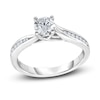 Thumbnail Image 1 of Diamond Engagement Ring 1/3 ct tw Round 14K White Gold