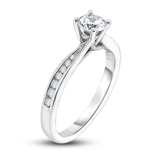 Diamond Engagement Ring 1/3 ct tw Round 14K White Gold | Jared