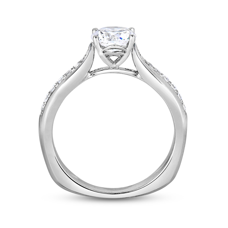 Main Image 2 of Diamond Bridal Set 5/8 ct tw Round 14K White Gold