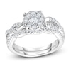 Thumbnail Image 1 of Diamond Bridal Set 1/2 ct tw Round 14K White Gold