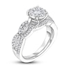 Thumbnail Image 3 of Diamond Bridal Set 1/2 ct tw Round 14K White Gold