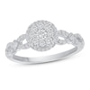 Thumbnail Image 1 of Diamond Engagement Ring 1/2 ct tw Round 14K White Gold