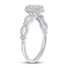 Thumbnail Image 2 of Diamond Engagement Ring 1/2 ct tw Round 14K White Gold