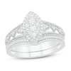 Thumbnail Image 1 of Diamond Bridal Set 1/2 ct tw Round 14K White Gold