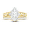 Thumbnail Image 1 of Diamond Bridal Set 1/2 ct tw Round 14K Yellow Gold