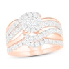 Thumbnail Image 1 of Diamond Bridal Set 7/8 ct tw Round 14K Rose Gold