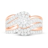 Thumbnail Image 2 of Diamond Bridal Set 7/8 ct tw Round 14K Rose Gold