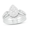 Thumbnail Image 1 of Diamond Bridal Set 7/8 ct tw Round 14K White Gold