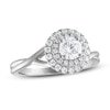 Thumbnail Image 1 of Diamond Engagement Ring 3/4 ct tw Round 14K White Gold