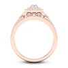 Thumbnail Image 3 of Diamond Bridal Set 5/8 ct tw Round 14K Rose Gold