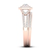 Thumbnail Image 4 of Diamond Bridal Set 5/8 ct tw Round 14K Rose Gold