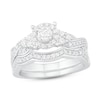 Thumbnail Image 1 of Diamond Bridal Set 1/2 ct tw Round 14K White Gold