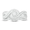 Thumbnail Image 2 of Diamond Bridal Set 1/2 ct tw Round 14K White Gold