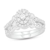 Thumbnail Image 1 of Diamond Bridal Set 1/2 ct tw Round 14K White Gold