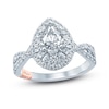 Thumbnail Image 1 of Pnina Tornai I Will Always Love You Diamond Engagement Ring 1-1/2 ct tw Pear-shaped/Marquise/Round 14K White Gold