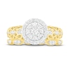 Thumbnail Image 2 of Diamond Bridal Set 3/8 ct tw Round 14K Yellow Gold