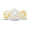 Thumbnail Image 2 of Diamond Bridal Set 1/2 ct tw Round 14K Yellow Gold