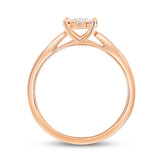 Diamond Engagement Ring 1/4 ct tw Round 14K Rose Gold | Jared