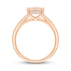 Thumbnail Image 3 of Diamond Engagement Ring 3/8 ct tw Round/Princess 14K Rose Gold