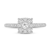 Thumbnail Image 3 of Diamond Engagement Ring 1/2 ct tw Round 14K White Gold