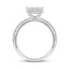 Thumbnail Image 4 of Diamond Engagement Ring 1/2 ct tw Round 14K White Gold