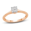 Thumbnail Image 1 of Diamond Engagement Ring 1/5 ct tw Round 14K Rose Gold