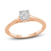 Thumbnail Image 1 of Diamond Engagement Ring 1/5 ct tw Round 14K Rose Gold