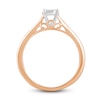 Thumbnail Image 3 of Diamond Engagement Ring 1/5 ct tw Round 14K Rose Gold