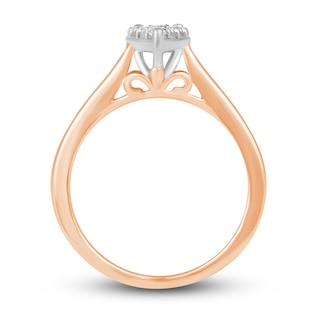 Diamond Engagement Ring 1/2 ct tw Round 14K Rose Gold | Jared