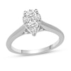 Thumbnail Image 1 of Diamond Engagement Ring 1/2 ct tw Round 14K White Gold