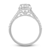 Thumbnail Image 3 of Diamond Engagement Ring 3/4 ct tw Round 14K White Gold 7.2mm