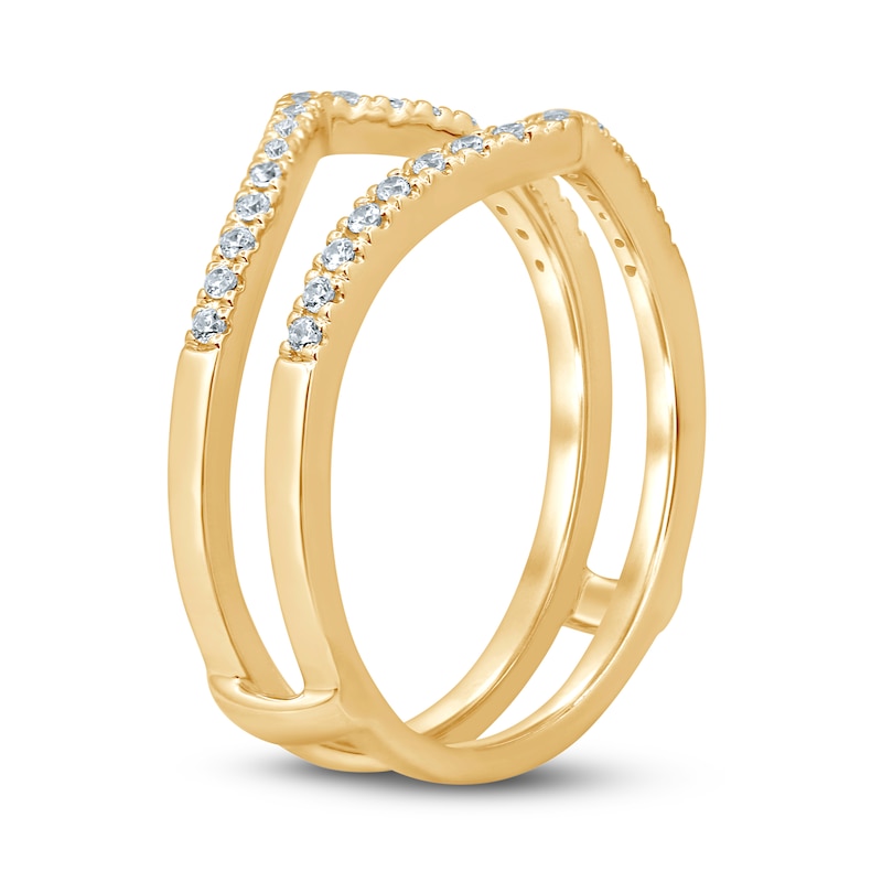 Diamond Enhancer Ring 1/5 ct tw Round 14K Yellow Gold | Jared