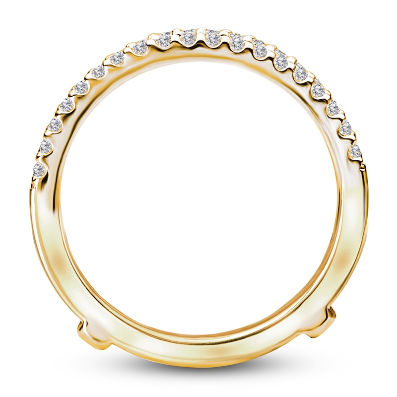Diamond Enhancer Ring 1/3 ct tw Round 14K Yellow Gold