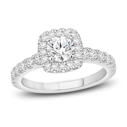 Diamond Engagement Ring 1-1/4 ct tw Round 14K White Gold