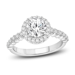 Diamond Engagement Ring 1-1/4 ct tw Round 14K White Gold